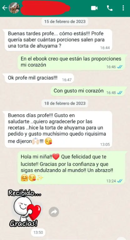 Testimonio de alumna 1